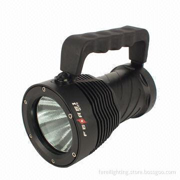 Waterproof SST90 LED Dive and Search Light with 2,200lm Lumen Output and 150m Diving Depth